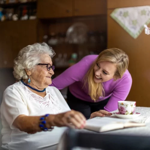 Spending Time With Her Grandmother — Jonesboro, AR — East Arkansas Area Agency On Aging